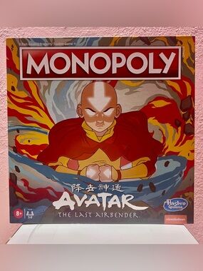 Hasbro Gaming Monopoly Avatar Nickelodeon The Last Airbender Board Game New Seal